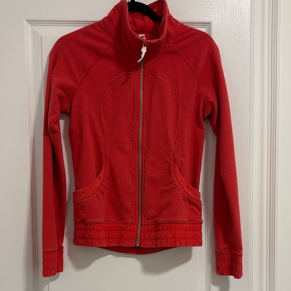 Lululemon Red Zip-Up Jacket